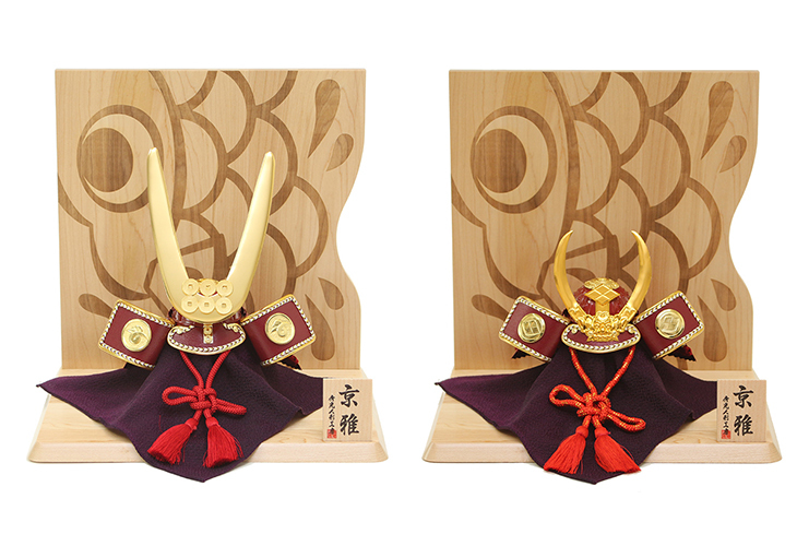2種類から選べる 五月人形 兜飾りセット【P92151】三代目川尻金龍デザイン