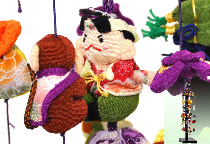 五月人形【P95403】桃太郎をモチーフにした吊るし飾り