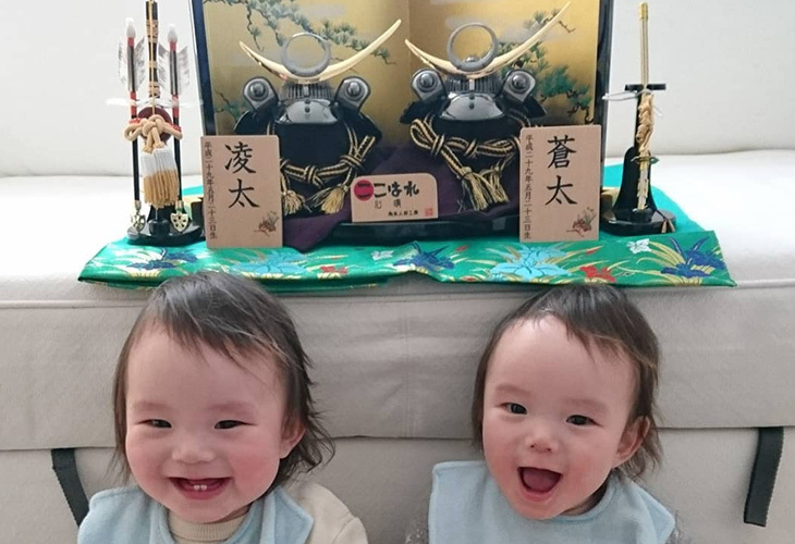 双子用の兜はどうしたらいいの？