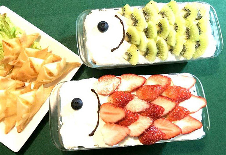 【お節句レシピ】お子様と♪鯉のぼりのスコップケーキ