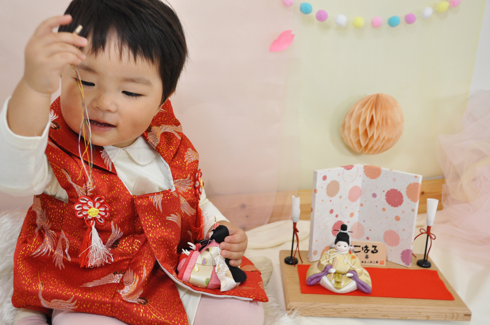 赤ちゃんとおひなさまの写真が撮りたい 小さなサイズの親王飾り編 職人手作りの 秀光人形工房 こいのぼり 人形工房