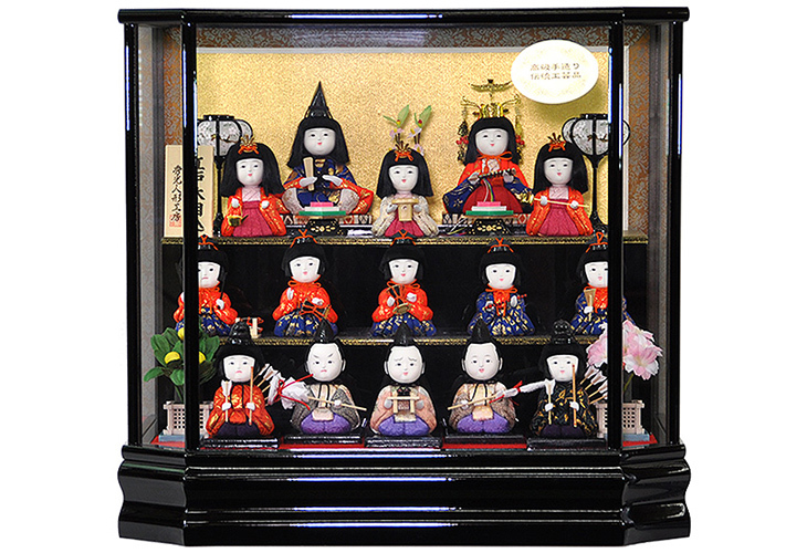 推奨 雛人形-五月人形-販売-通販の陣屋雛人形 木目込み ケース飾り 